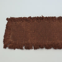 綿製柿渋染敷布小