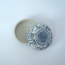 青花蓮唐草文香盒