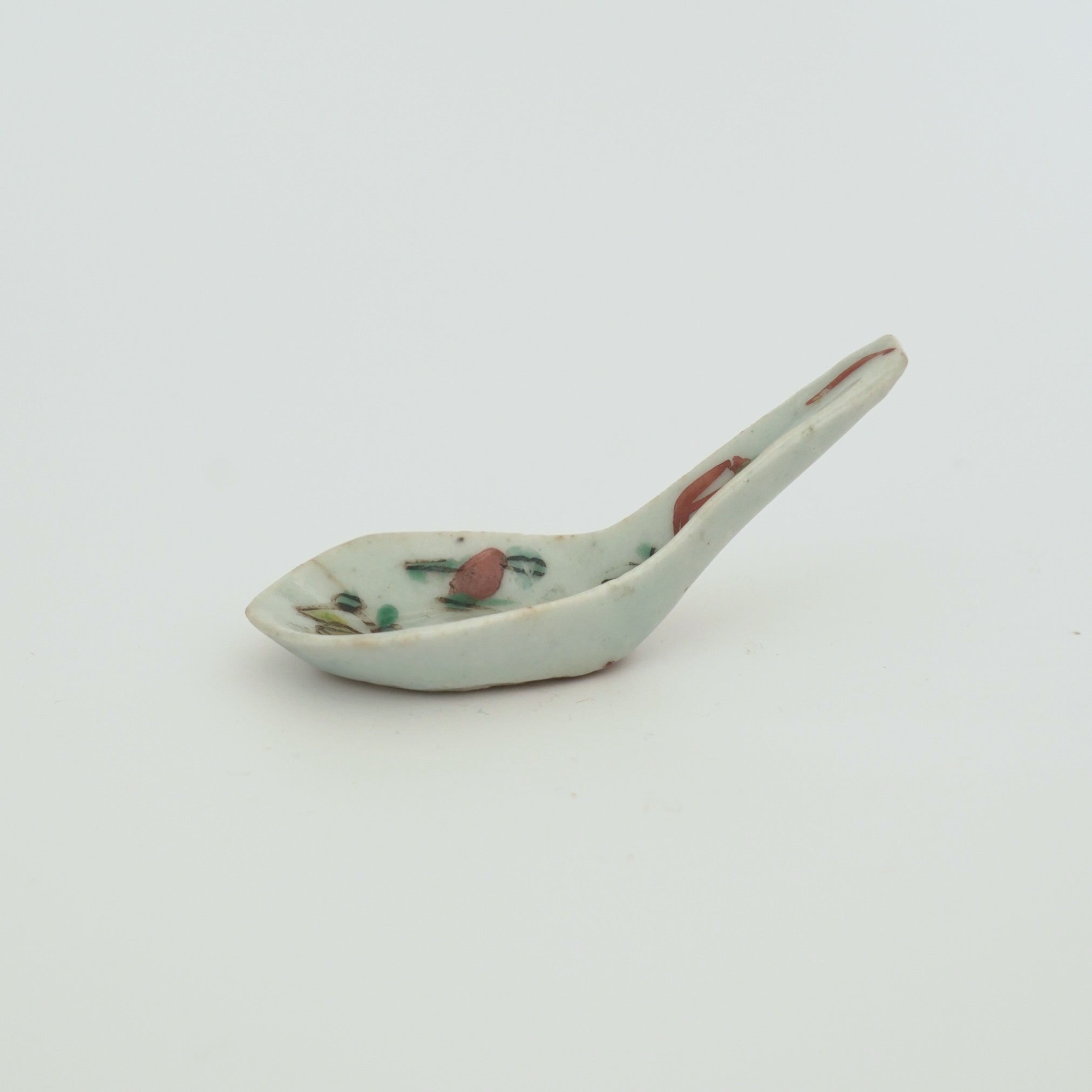 粉彩七宝三多文レンゲ③