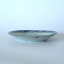 青花鳳眼霊芝文皿