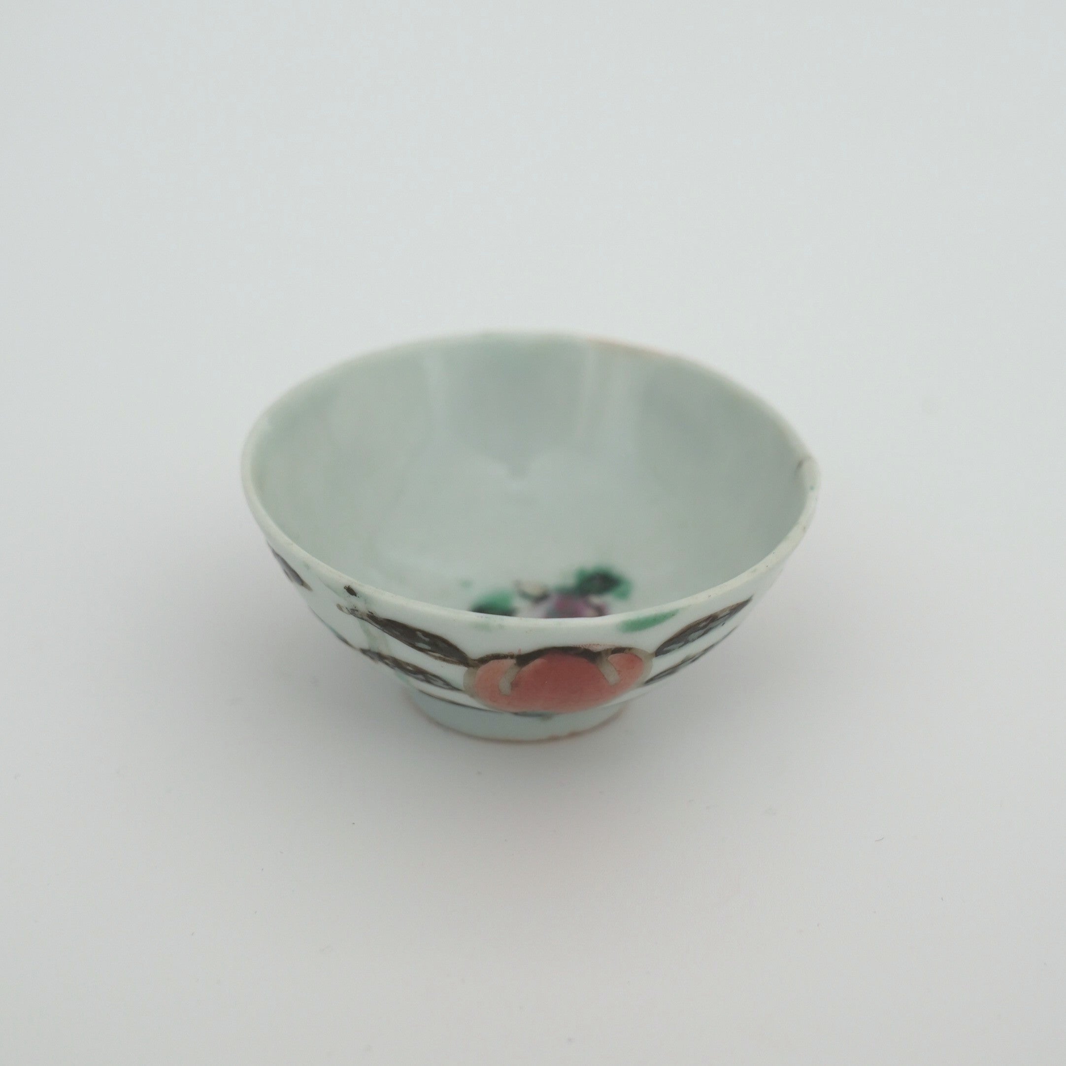 粉彩七宝三多文茶杯③