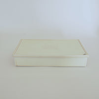 長方窯変茶盤①象牙色