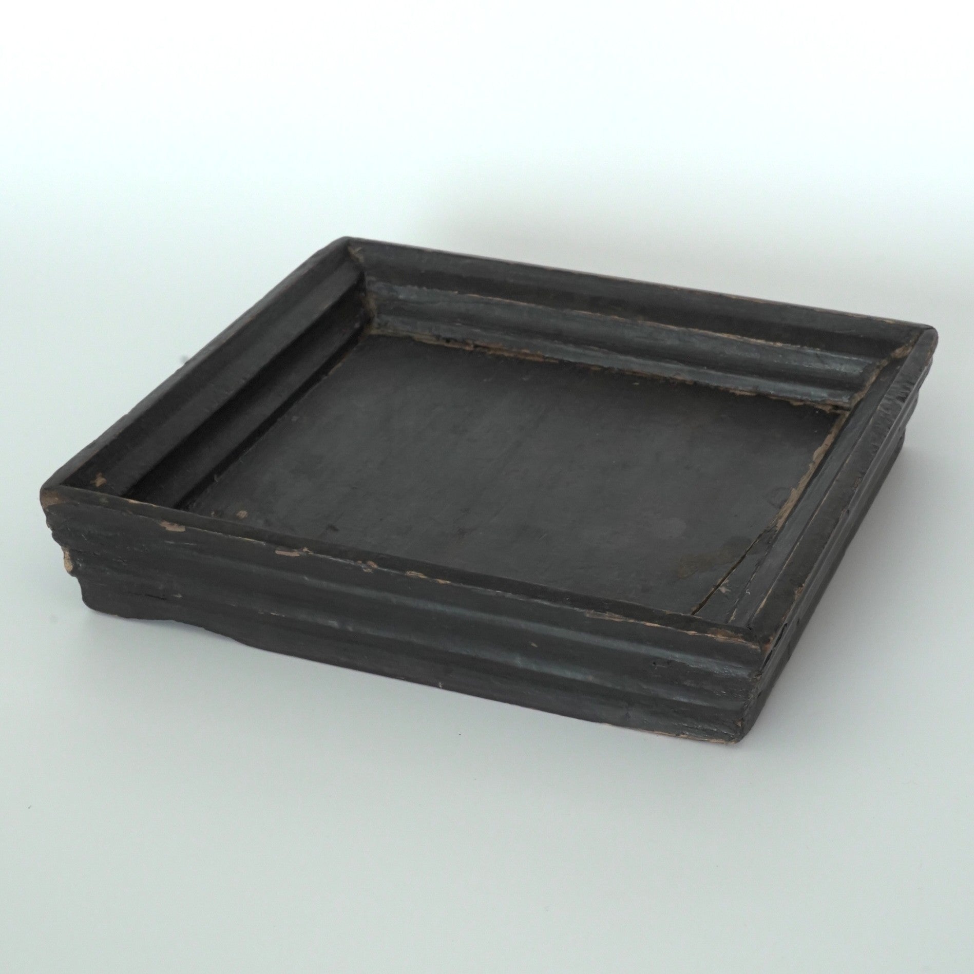 老黒漆小茶盆①