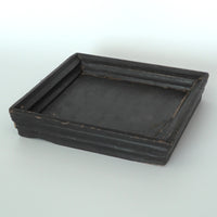 老黒漆小茶盆①