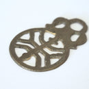 銅製寿字茶枕④