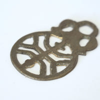 銅製寿字茶枕④