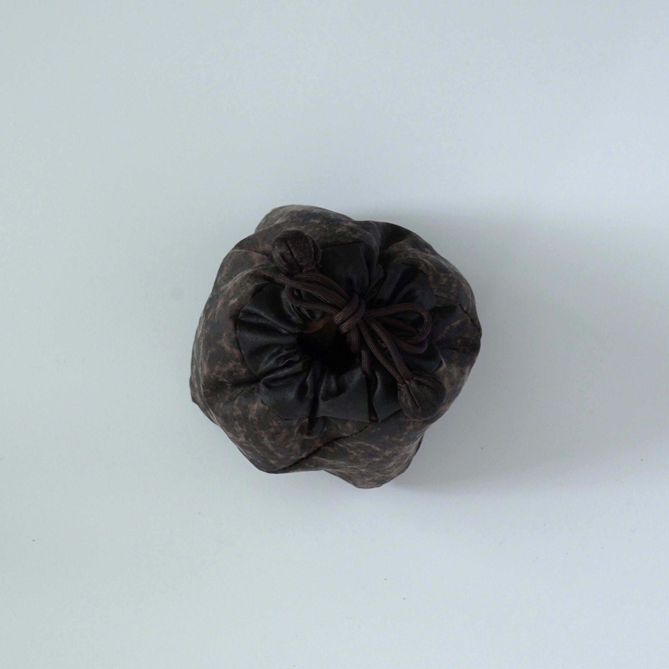 絹製香雲紗茶器包小