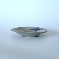 青花中国結文小皿③