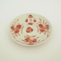 赤絵福寿三多文皿中②