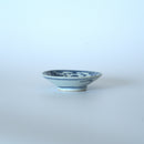 青花絡枝蓮文豆皿