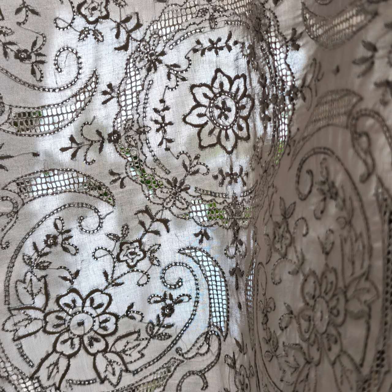汕頭刺繍敷布①
