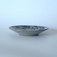 青花双魚花文皿①