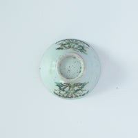 粉彩竹節文茶杯④