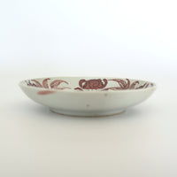 赤絵福寿三多文皿⑪