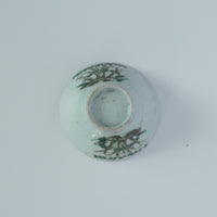 粉彩竹節文茶杯③