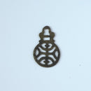 銅製寿字茶枕②