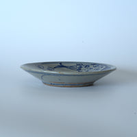 青花双魚花文皿③