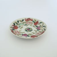 粉彩七宝三多文皿 ②