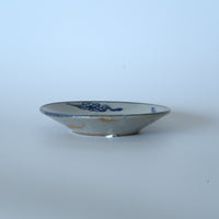 青花中国結文小皿①