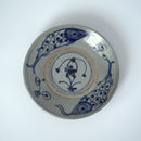 青花双魚花文皿②