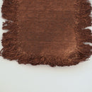 綿製柿渋染敷布小