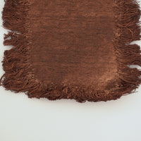 綿製柿渋染敷布小