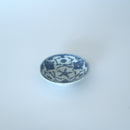 青花絡枝蓮文豆皿