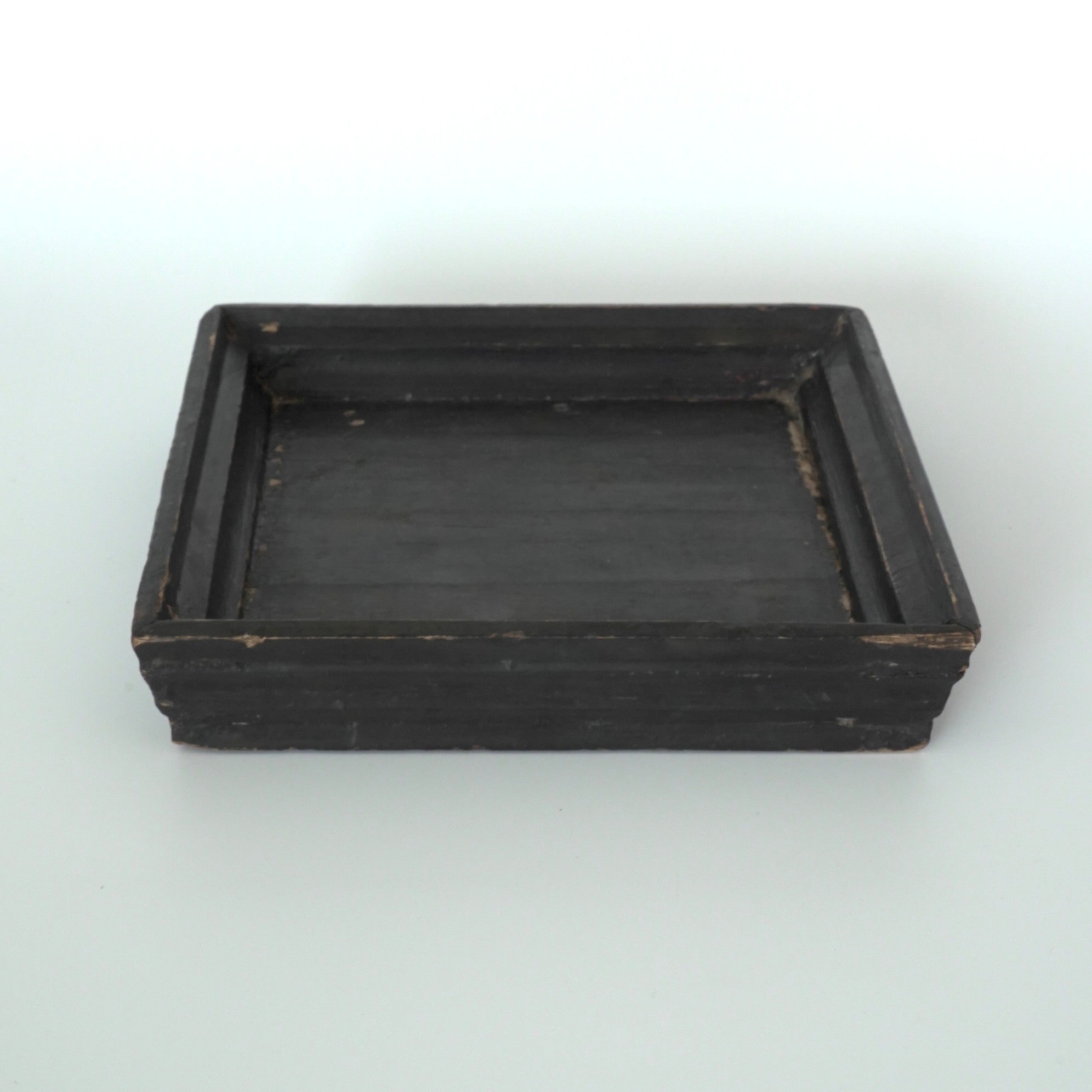 老黒漆小茶盆①