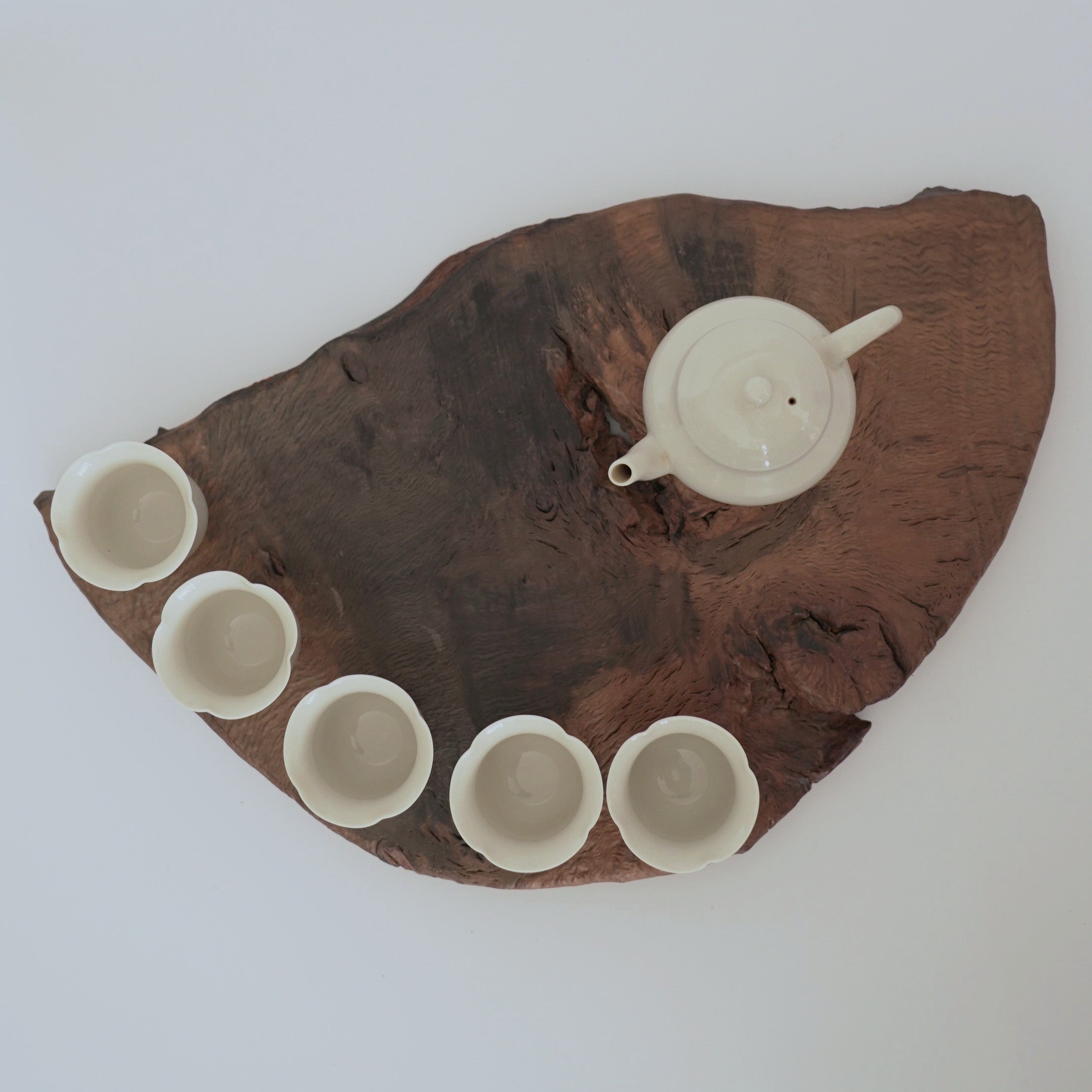 木製樹瘤壺承大