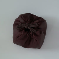 絹製紅雲紗茶器包大