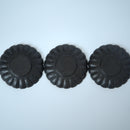 銅製輪花茶托3個セット