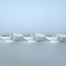 白磁菊花茶托3枚セット