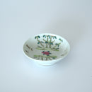 粉彩竹詩文豆皿②