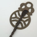 銅製寿字茶枕④