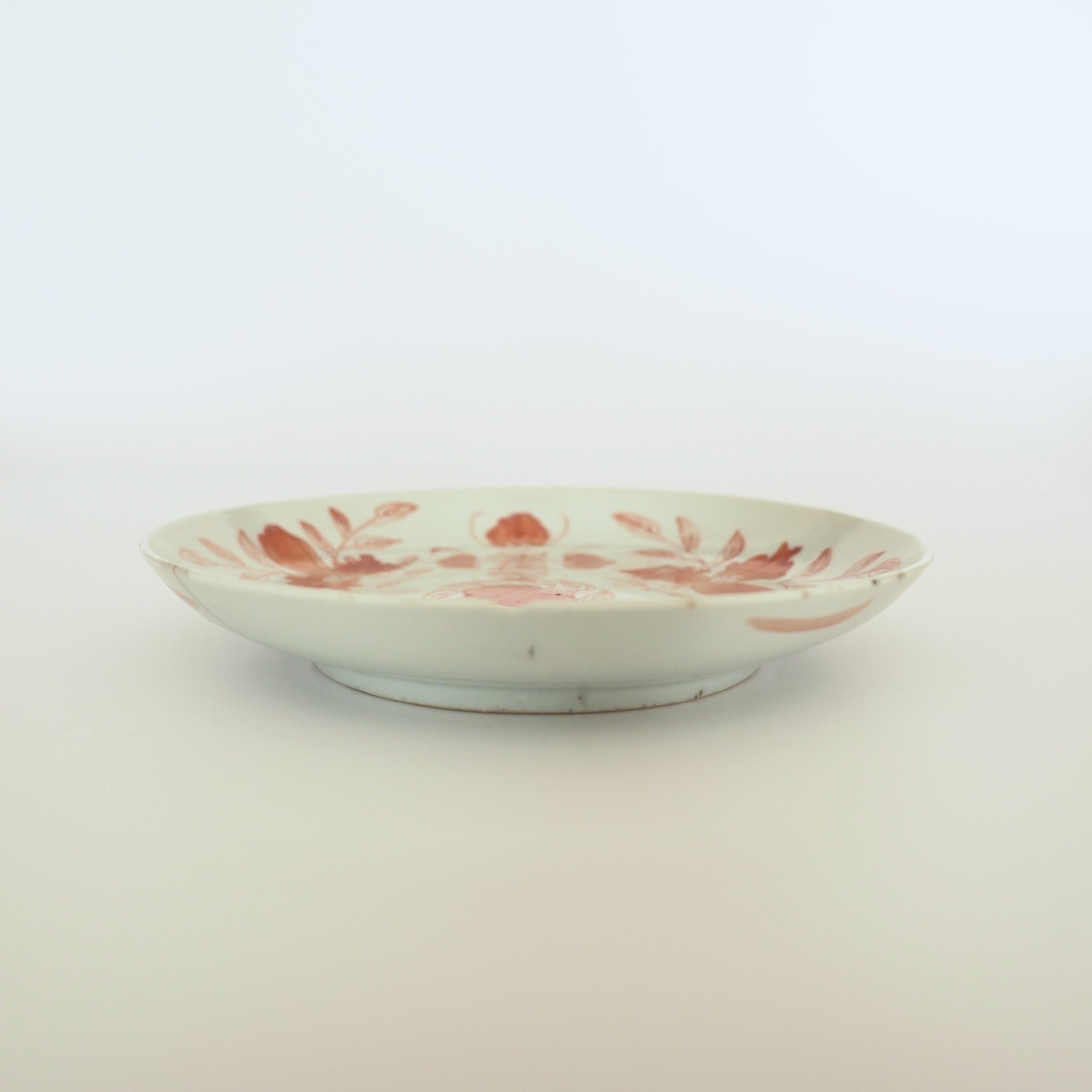 赤絵福寿三多文皿中③