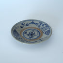 青花双魚花文皿③