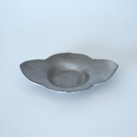 錫製花弁茶托3枚セット