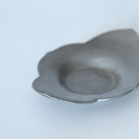 錫製花弁茶托3枚セット