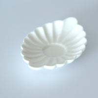 白磁菊花茶托3枚セット