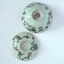 粉彩四季花文蓋碗①