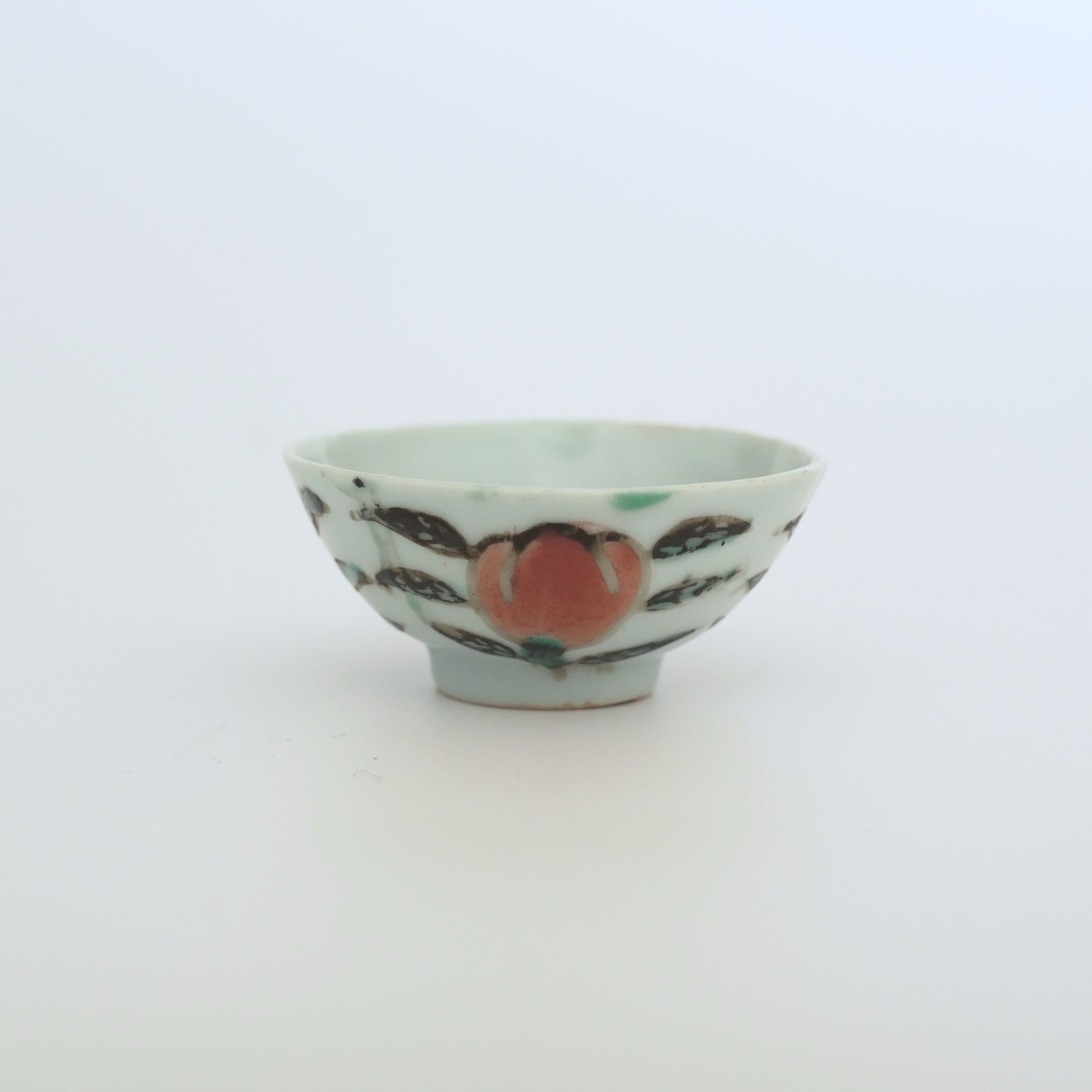 粉彩七宝三多文茶杯③