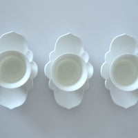 白磁元宝茶托3枚セット