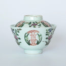 粉彩双喜花文蓋碗⑤