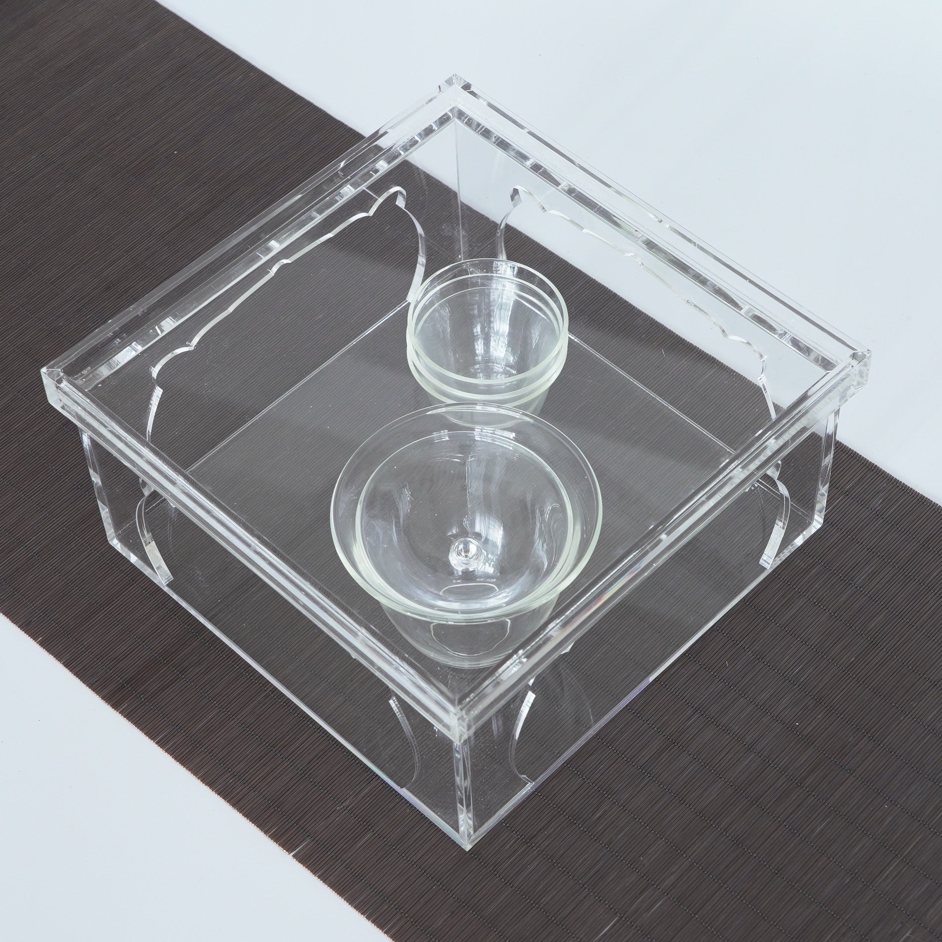 アクリル正方茶台