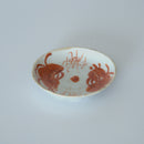 赤絵双寿三多文豆皿③