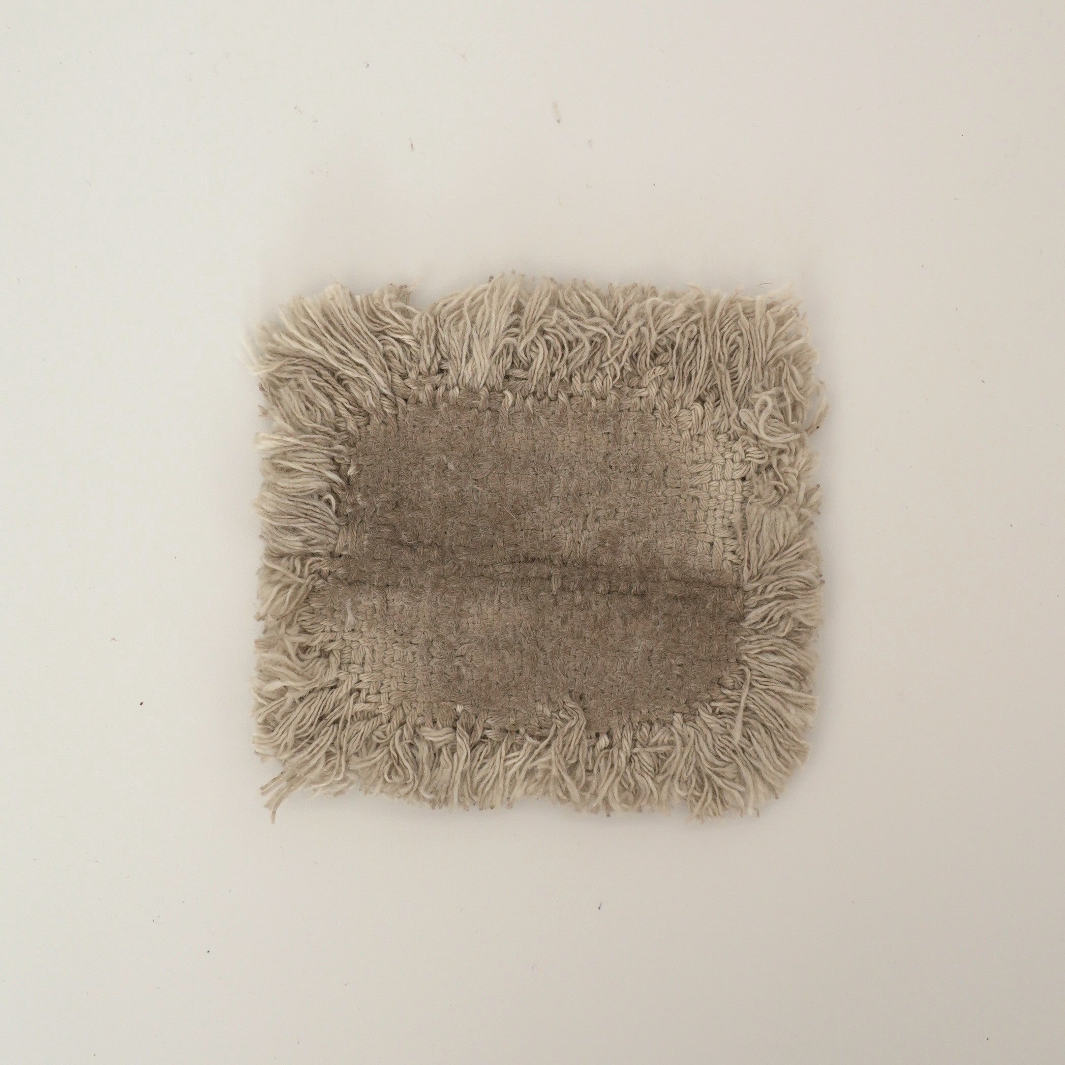 綿製草木染茶托小