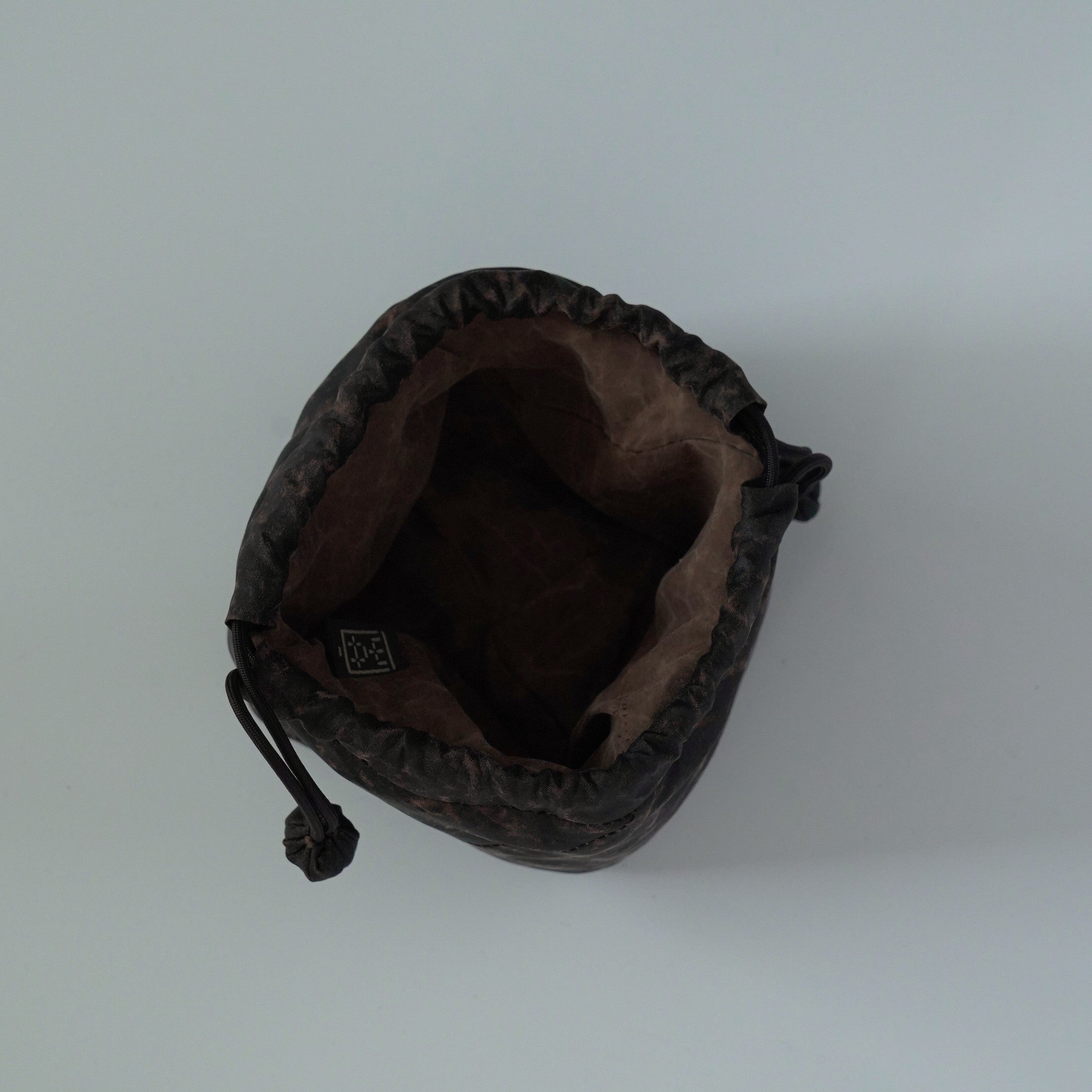 絹製香雲紗茶器包中