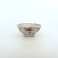 赤絵福寿三多文茶杯⑧