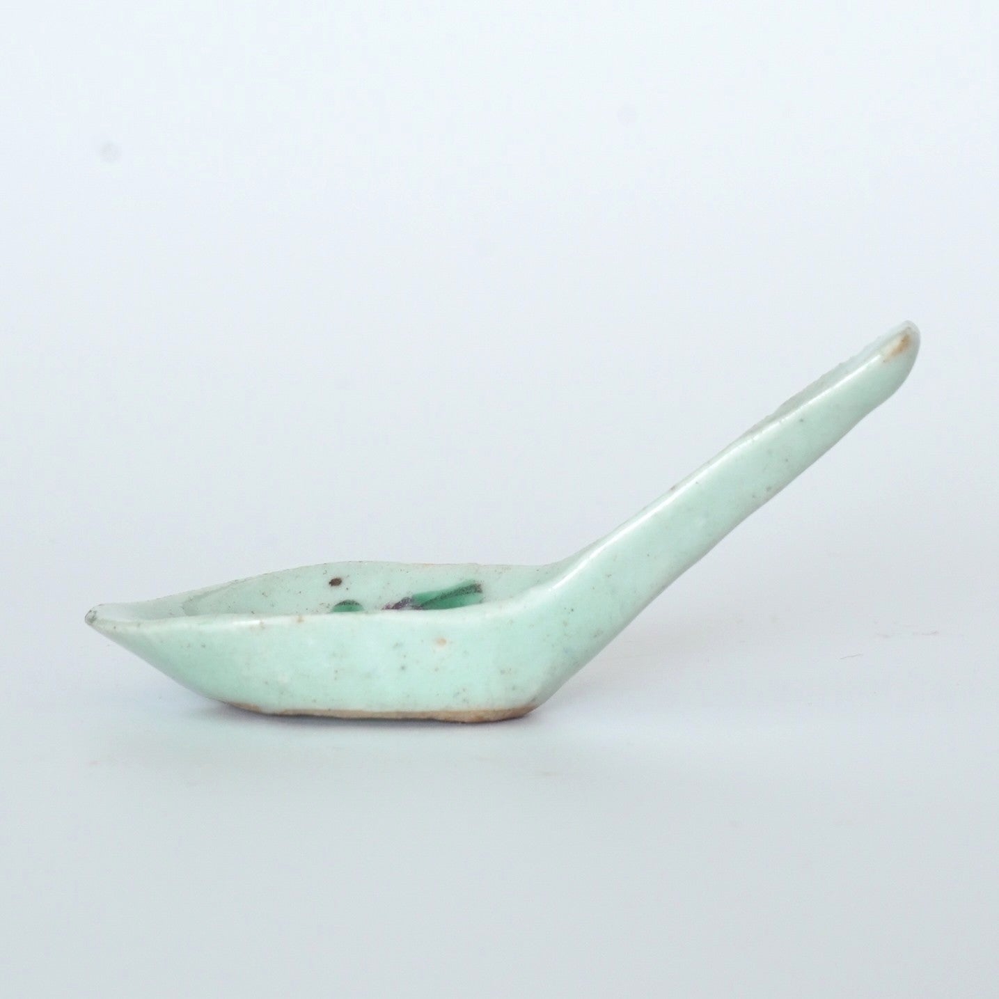 粉彩四季花文レンゲ⑥