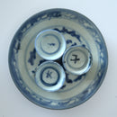 青花唐草文小茶杯３個セット①